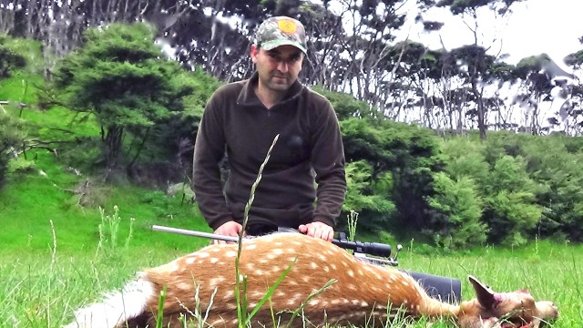Lov jelena na Novém Zélandu